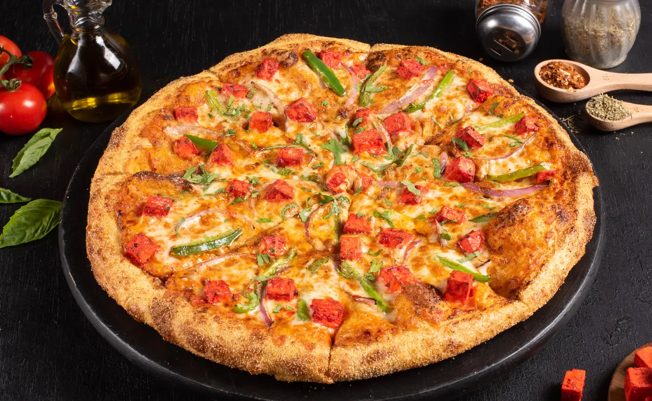 Paneer Tikka Pizza