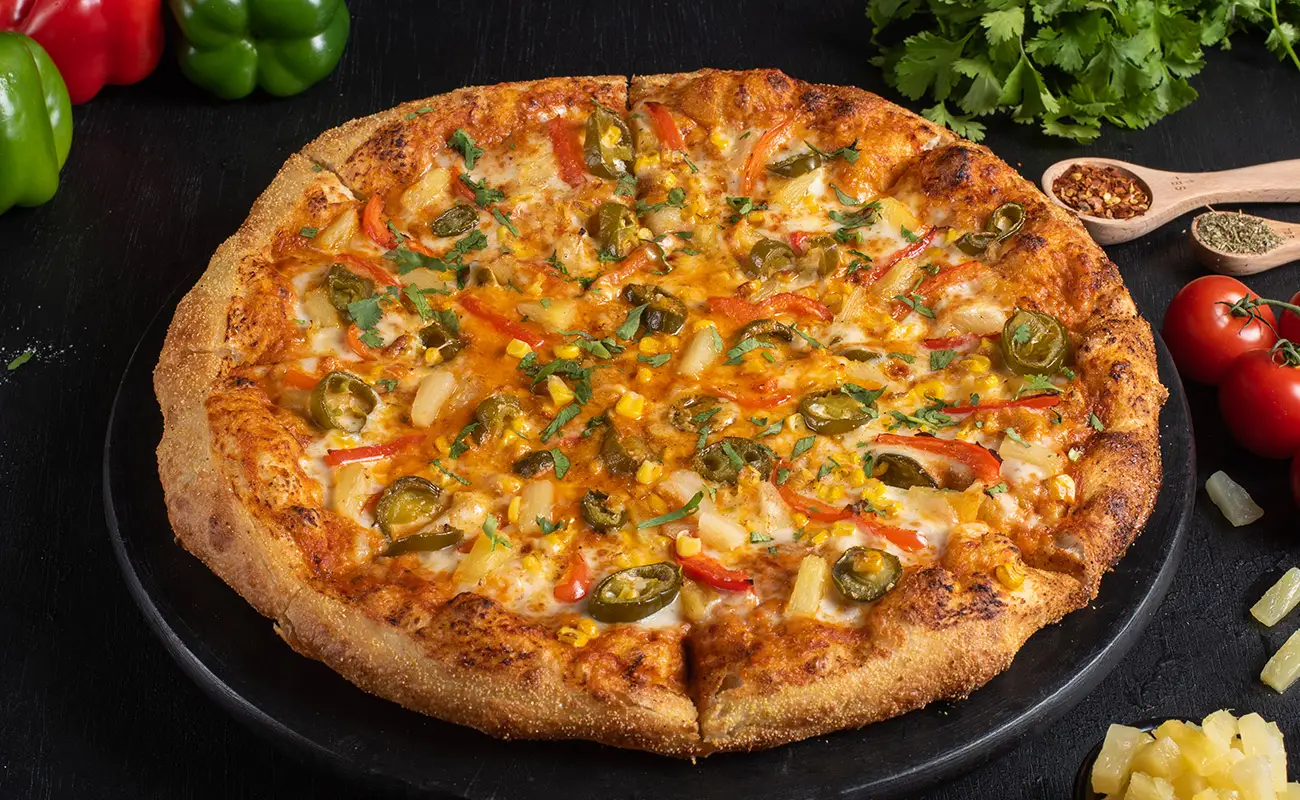 Chatpata Veg Pizza