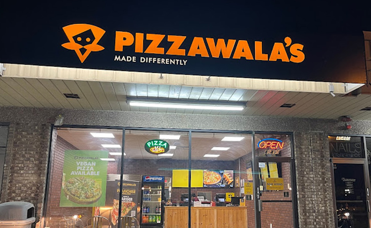 Pizzawala's restaurant exterior view.