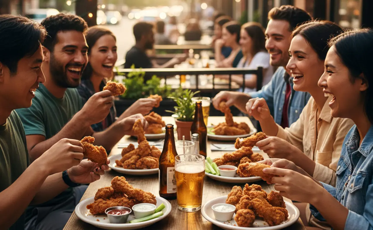 Flavor Absorption in Baked Wings: Sauce Meets Meat