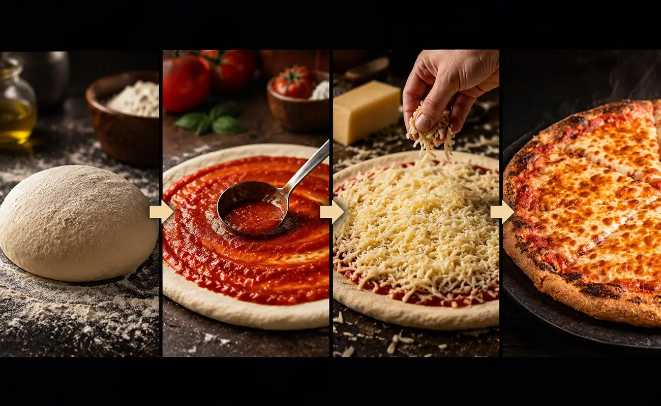 Where the Magic Happens: The Perfect Blend of Fresh Dough, Sauce, and Cheese
